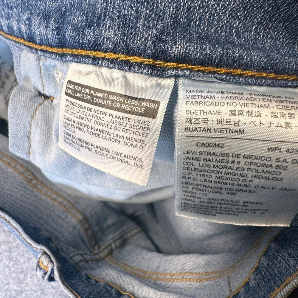 Levi Strauss 505 Mens Jeans W36 L32‎ Straight Fit Blue Denim Pants